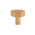 thumbnail image 3 of Era Hexagon Knob 4-Pack Brushed Gold, 3 of 7