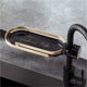 thumbnail image 4 of Yuarrent Soporte de esponja de baño de acero inoxidable, estante de almacenamiento para tocador, estante para bañera, accesorios organizadores de Almacenamiento y organización del hogar negro Yuarrent HA047923-01B, 4 of 6