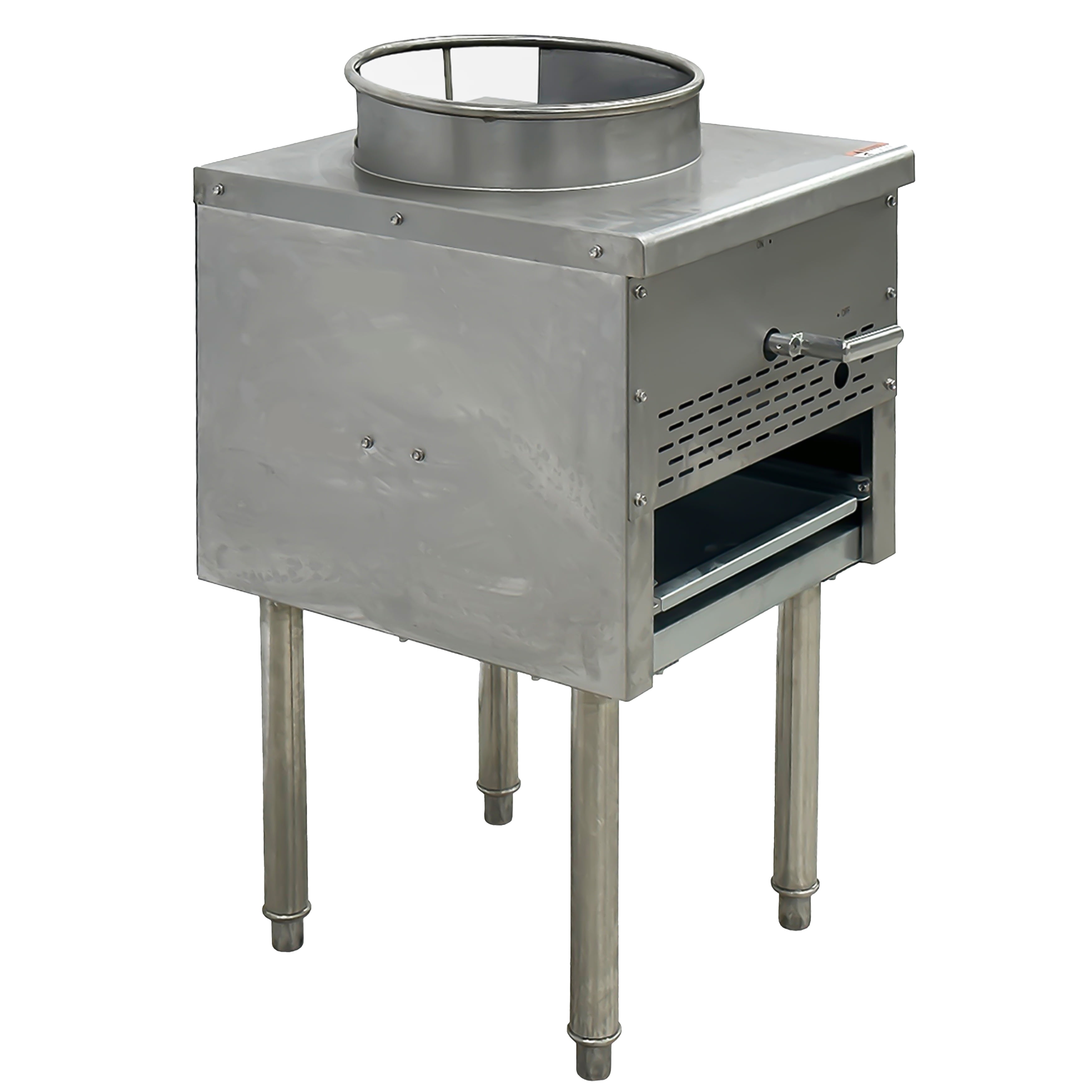13.5" Wok Ring Commercial Wok Range – 95,000 BTU Jet Burner – Natural Gas – NSF ETL CSA Certified