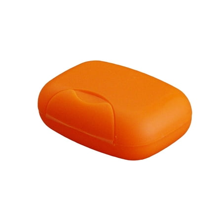 

TureClos Camping Hiking Traveling Portable Waterproof Dustproof Carrying Case Hotel Bathroom Toilet Shower Room Storage Box Buckle Orange L