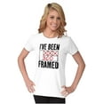 thumbnail image 4 of Bowling I've Been Framed Score Womens Fitted Plus Size Graphic Tee Brisco Brands 2X, 4 of 5