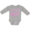 thumbnail image 3 of Inktastic I Love My Grandpa in Pink Chalk Heart Boys or Girls Long Sleeve Baby Bodysuit, 3 of 5