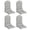 Gray, variant on Nalone 4 Pcs Outdoor Adirondack Chair Cushions, Weather Resistant Patio Rocking Chair Cushion, Non-Slip Water Resistant High Back Patio Pad with Ties Grey