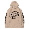 thumbnail image 3 of WILLBEST Sudaderas En Pareja Sudadera con Capucha para Hombre, con Estampado De Fútbol, Informal, Holgada, Cómoda, De Manga Larga, Suave para Otoño e Invierno, para Uso Diario Chica, 3 of 3