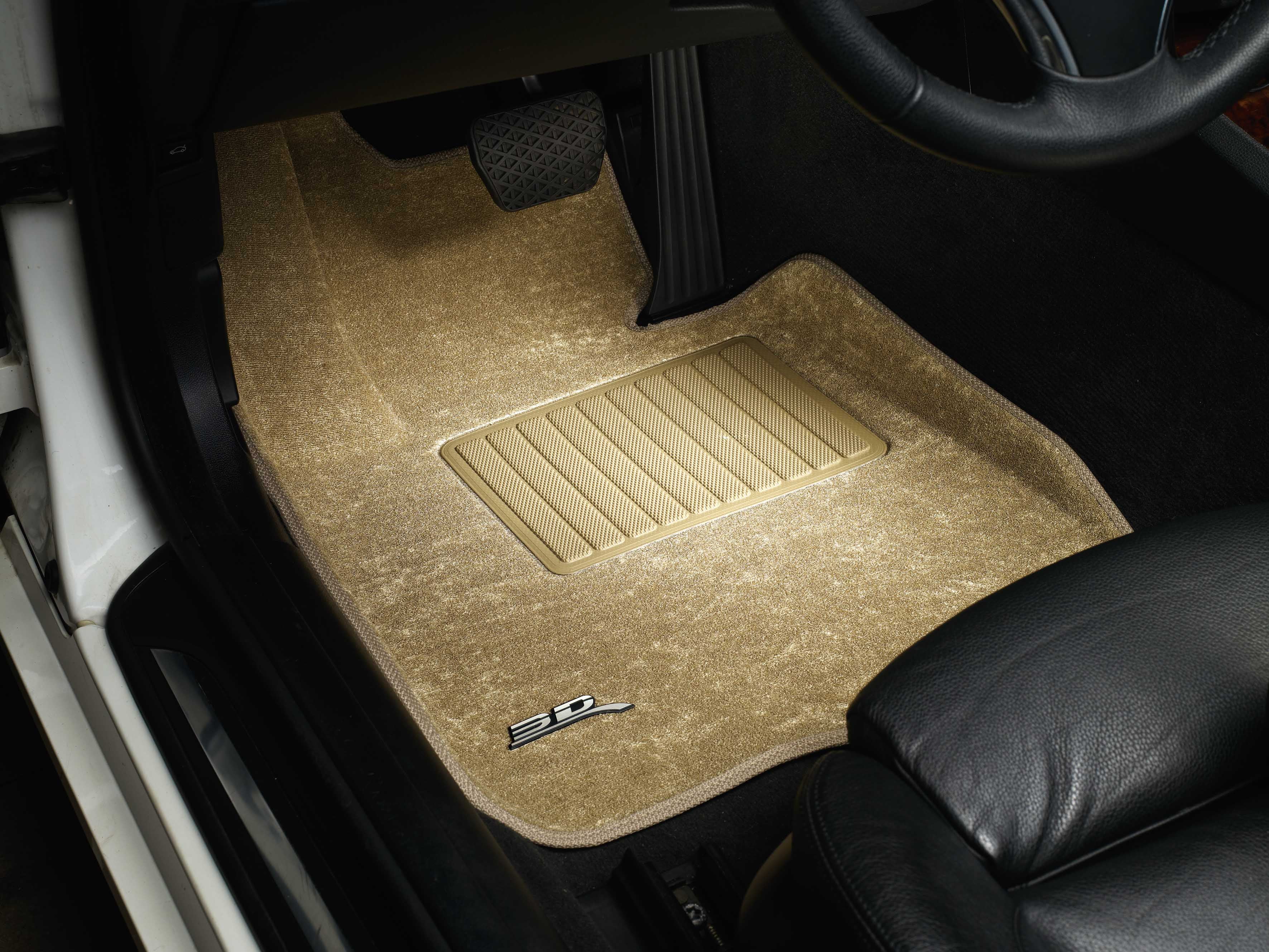 Classic Carpet Tan 3D MAXpider Front Row Custom Fit Floor Mat for Select Toyota Avalon Models L1TY05512202