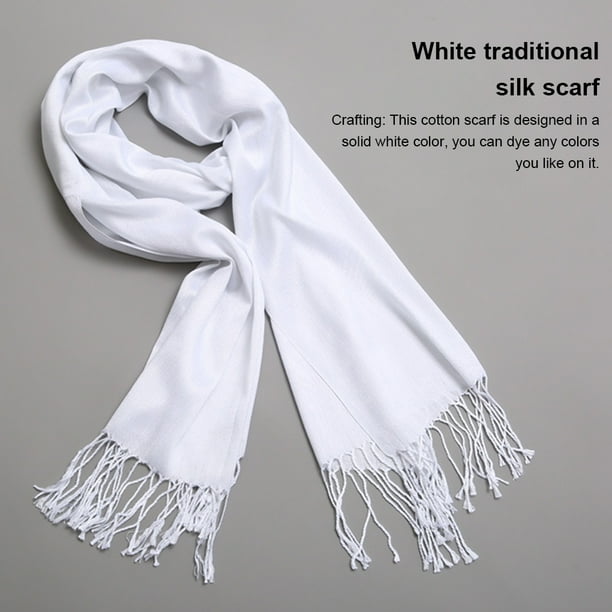 White hotsell scarf walmart
