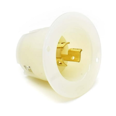 Superior Electric YGF175 Twist Lock Flange Plug 2-Pole 3-Wire 15A 250V NEMA L6-15P