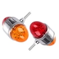 thumbnail image 1 of Riwesomey Luces de sandía de doble cara ámbar/rojo, furgoneta para remolques de camiones, luces de posición lateral, 2 piezas, 2 uds. Bombillas para automóviles, 1 of 6