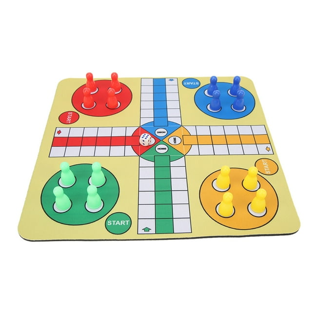 Flying Chess Rug, Flying Chess Carpet Multi Functions Portable For Travel For Families