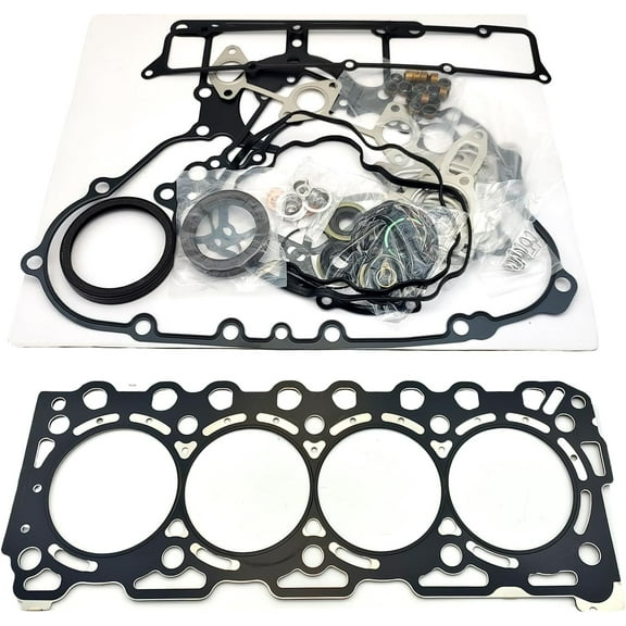 V3307 Full Head Gasket Set Kit 16 Valves For Kubota V3307 V3307-DI V3307-DI-T Engine KX080-3 KX080-4 M6040 M6060 M7060 For Bobcat S630 S650 T630 T650 1J770-03600 1J77003600