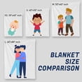 thumbnail image 4 of AISENIN Personalized Picture Blanket I Love You Gifts Customized Couples Gifts for Boyfriend Girlfriend Wife Husband Wedding Anniversary Birthday Gift, 4 of 5