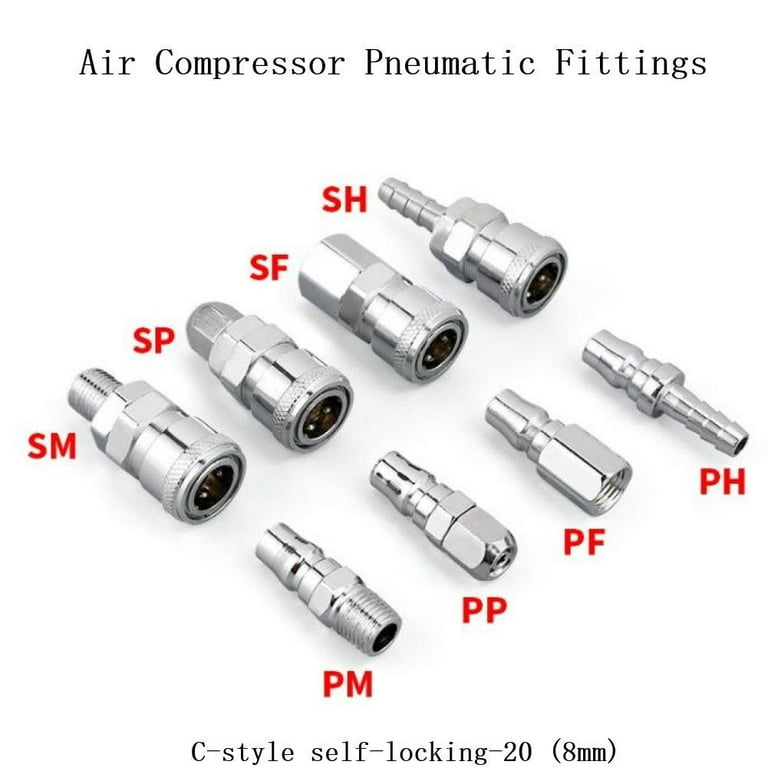 2 Airbrush Quick Coupling Connect Pressure Regulator And Plug