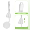 thumbnail image 3 of DEEPCRAFF 5-Pack White Toilet Brushes with Ergonomic Squeeze Handles and Dense Bristles for Effective Bathroom Cleaning, 3 of 8