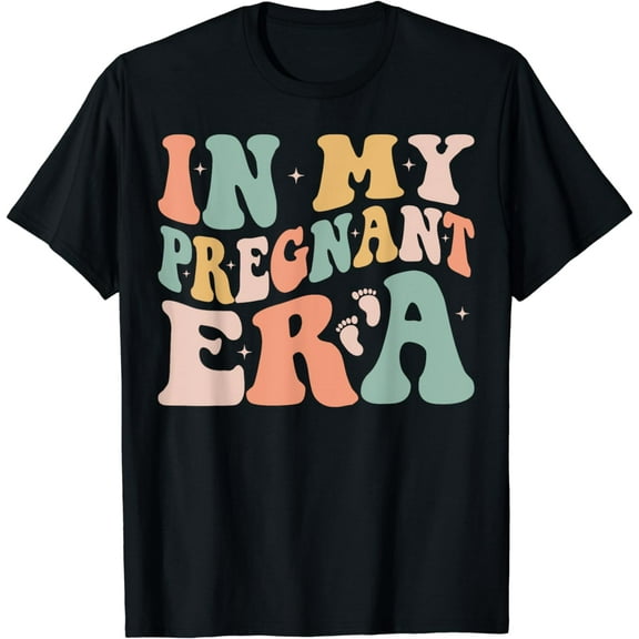 In My Pregnant Era Funny Pregnancy Announcement Pregnant T-Shirt