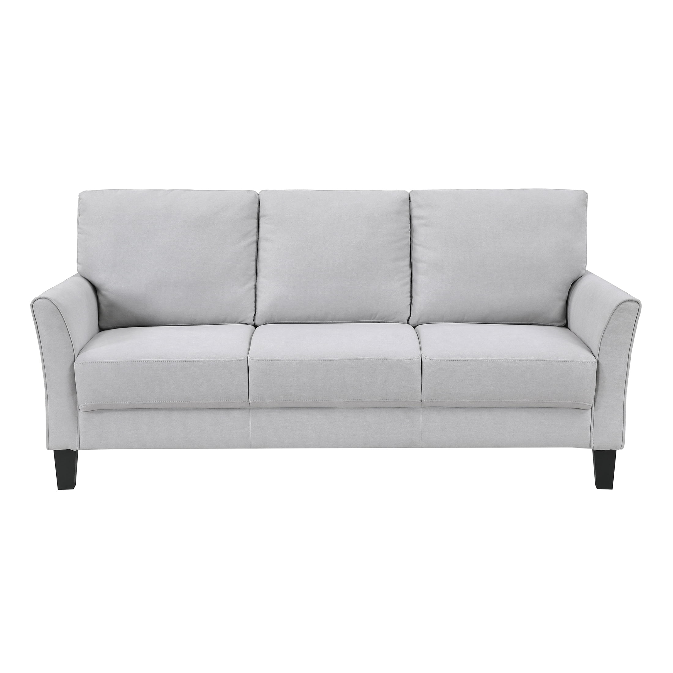 OakvillePark Islewyn Textured Fabric Sofa, Gray