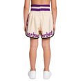 thumbnail image 5 of Hansber Kids Muay Thai Boxing Shorts Elastic Waist Printed Kickboxing Training Shorts Youth Martial Arts Fight Trunks Purple XXL-130, 5 of 7