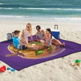 thumbnail image 5 of Extra Large Picnic Beach Blanket Waterproof Sand Proof Portable Outdoor Mat Halloween Evil Pumpkin 80x118, 5 of 9