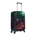 thumbnail image 3 of Daiia Red And Green Carnation Luggage Cover, Thickened Washable Travel Luggage Covers, Elastic Unique Baggage Covers for 18-20 inch Luggage-Small, 3 of 9