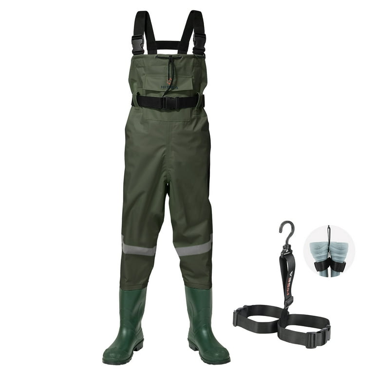 Fishing Chest Waders with Boots for Kids Outdoor Activities Girls