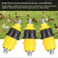 thumbnail image 2 of Pack of 10 Automatic Steel Ball Drinking Fountains for Poultry, 2 of 4