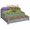 Grey, variant on Outsunny 3-Tier Raised Garden Bed Wooden Planter Kit for Yard & Patio Natural