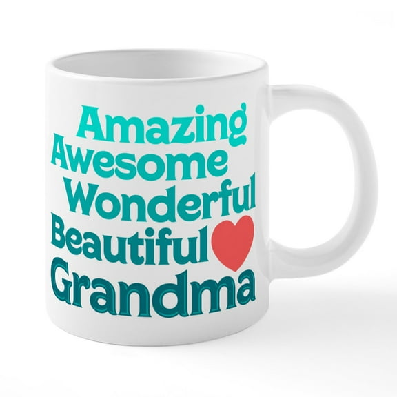 CafePress - Amazing Awesome Wonderful B - 20 Oz White Ceramic Mega Mug
