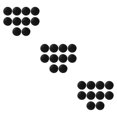 thumbnail image 3 of Guardoinrt 10pieces Multifunctional Heat-resistant Frying Pan Grill Mat Reusable And Wide black 3Set, 3 of 6