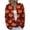 C-Brick Red234, variant on DHFJKG Cardigan Sweaters For Women Halloween Pumpkin Ghost Outerwear Tops Button Down Knit Sweater
