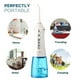 thumbnail image 3 of Limpiador dental de los dientes del tanque de agua de Flosser 300ml del agua del irrigador oral recargable, 3 of 7