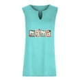 thumbnail image 4 of BLTIBY 2025 Mama Shirts for Women Mothers Day Mommy Mom Graphic Sleeveless V Neck T Shirts Casual Pullover Tops Tee Gifts Sky Blue 2 M, 4 of 4