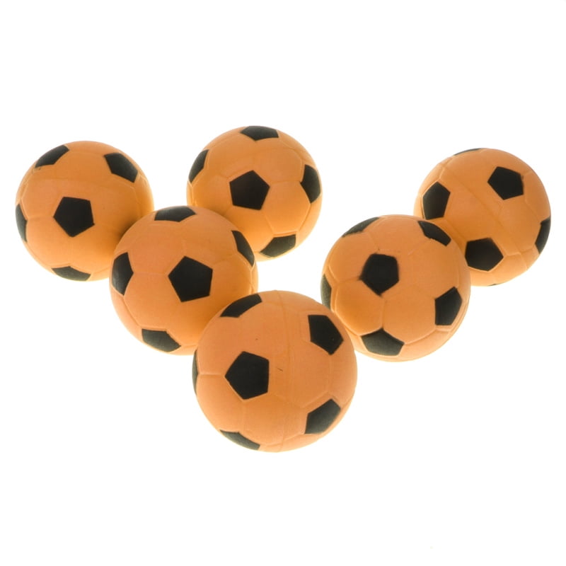 Pack of 6 E-Deals Foam Sponge Football Ball Soft Indoor Outdoor Soccer Toy 