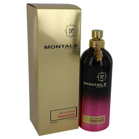 Montale Intense Roses Musk by Montale Extract De Parfum Spray 3.4 oz for Women - Brand New