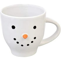 Adorable Festive Holiday Snowman Stoneware Mug 20 oz.