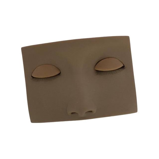 Párpados de repuesto para maniquí Párpados de repuesto para pestañas Cabeza de maniquí Marron oscuro