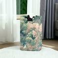 thumbnail image 6 of Yayeee Freestanding Laundry Hamper with Handle Collapsible Large Storage Basket for Clothes, Floral Forest Pattern, 6 of 7