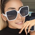 thumbnail image 1 of asddcavvf Ladies Sunglasses Personality Big Frame Sunglasses Fashion Sunglasses, 1 of 4