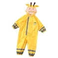 thumbnail image 3 of Chubasquero de dibujos animados Yotijar con capucha y transpirable para niñas Ropa impermeable primavera amarillo L, 3 of 10