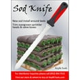 thumbnail image 2 of Keyfit Tools SOD Knife Stainless Steel Blade Sod Cutter Trim New sod Around Landscape Edging beds & Sunken, Overgrown Sprinkler Heads Like Hunter PGP Raise Repair Adjust Remove Sprinkler Guard, 2 of 4