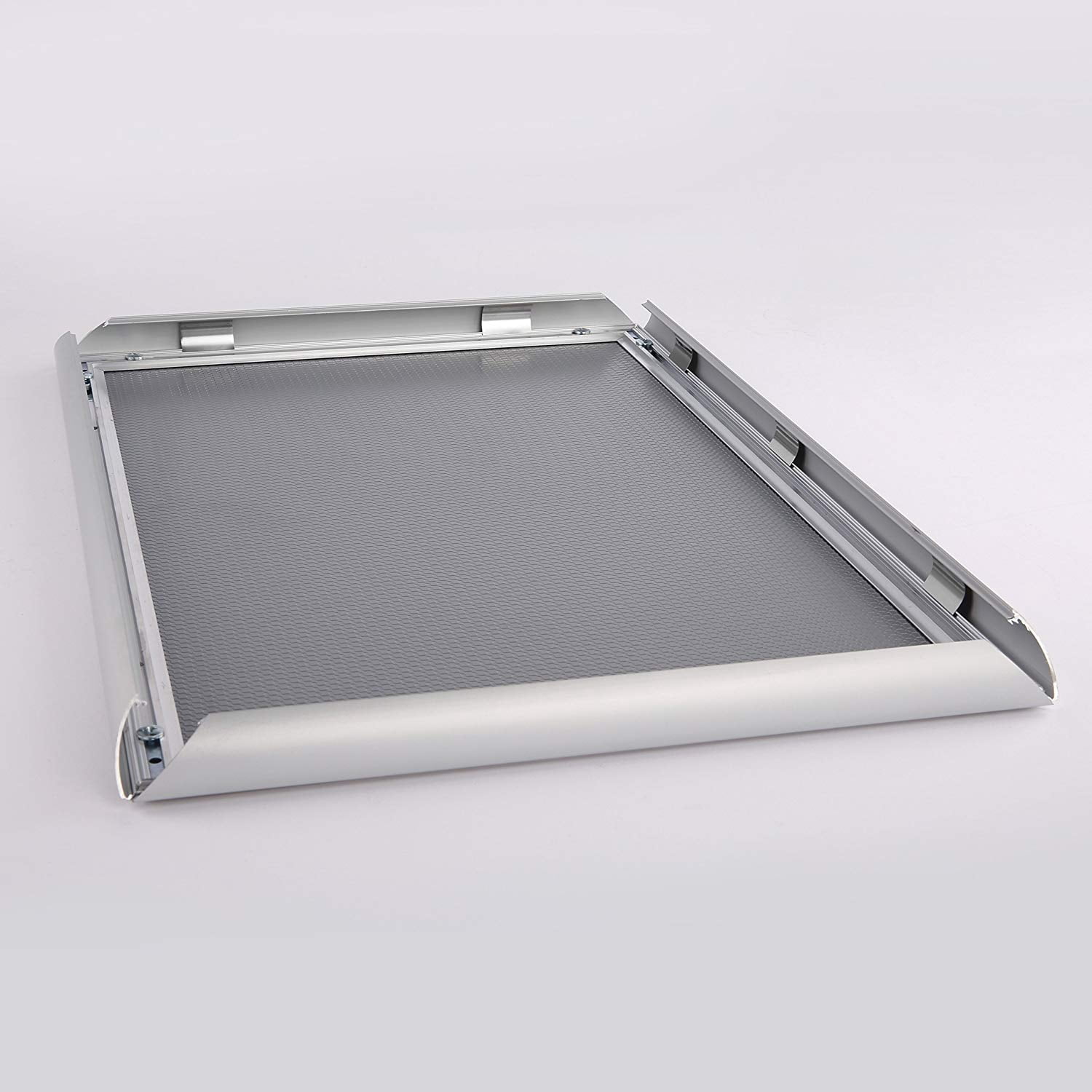 M&T Displays 18x24 Silver Picture Frame Front Loading Diploma Certificate Sign Aluminum - 2 Pack