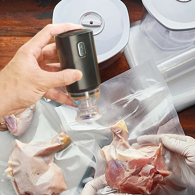 Scelleuse sous Vide Portative, Machine d'Emballage sous Vide pour Aliments Sac de Compression sous Vide Pompe Spéciale Machine sous Vide Portative pour la Maison Machine sous Vide Usb