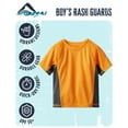thumbnail image 3 of Kanu Surf Boys Swim Shirt - 2 Pack UPF 50+ Quick Dry Short Sleeve Rash Guard for Boys (Sizes: 3T-16), 3 of 7