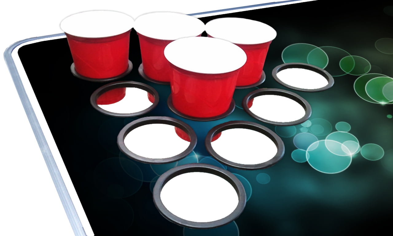 Party Pong Bubbles Edition Portable, 8-Foot Professional Beer Pong Table, Bubbles