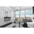 thumbnail image 5 of Amazon 24" Gray Wood Floating Vanity with Black Top and Black Trim, 5 of 10