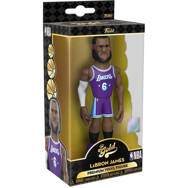 Figura de Colección NBA Lakers Funko LeBron James Jersey Morado