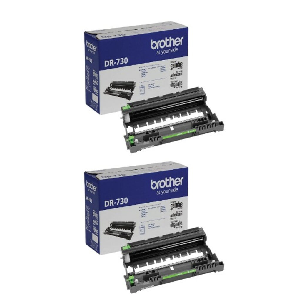 2x Original Brother DR730 Genuine Drum Unit, OEM Product in Retail Box