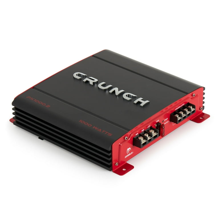 Crunch PX-1000.2 1000W Car Stereo Amplifier & Soundstorm AKS8