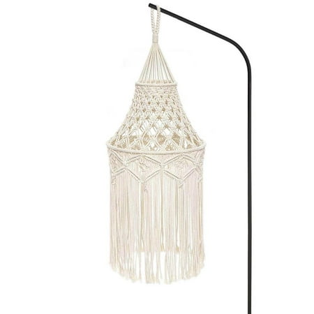 

Julam Bohemian Lamp Decorative Lamp Cover For Hand Knitting Bohemian Decoration Chandelier Shade For Modern Bedroom Home Nursery Dorm admired