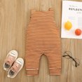 thumbnail image 2 of VerPetridure Girls Jumpsuits Size 10-12 Infant Baby Boys Girls Sleeveless Striped Romper Jumpsuit Clothes, 2 of 7