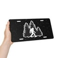 thumbnail image 2 of Bigfoot Trees Forest License Plate 6x12 Inch Thickening Aluminum Metal Decorative License Plates, Universal Fit For Trucks, Suvs, Vehicles, 2 of 6