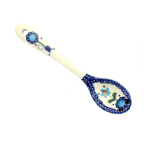 Blue Rose Polish Pottery Savannah Sugar Spoon